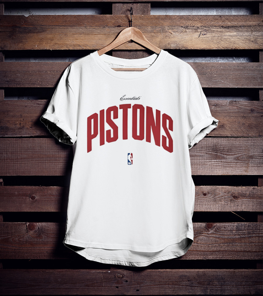 Essentials Detroit Pistons NBA Collaboration T-Shirt