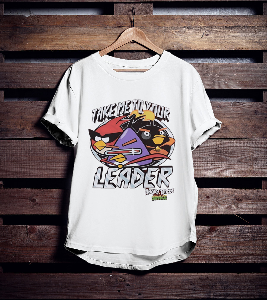 Angry Birds Space Take Me To Your Leader T-Shirt