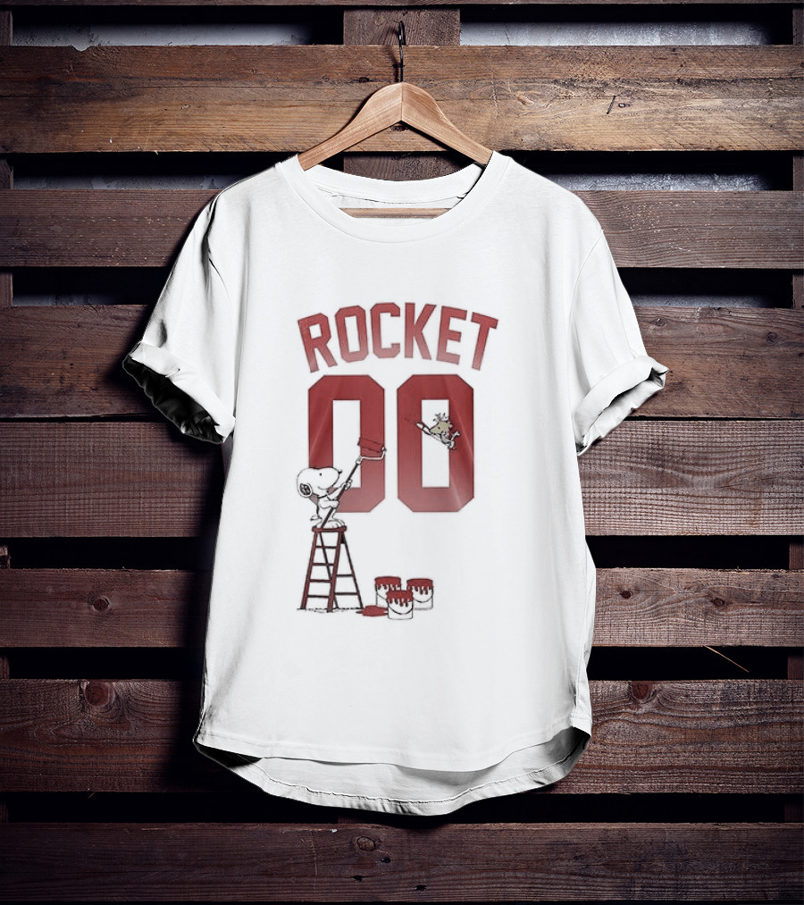 Houston Rockets Snoopy Basketball Rocket 00 T-Shirt