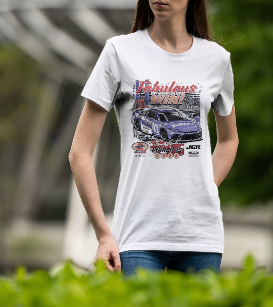 Fabulous Win Denny Hamlin Nascar Cup Series March 15 2026 T-Shirt