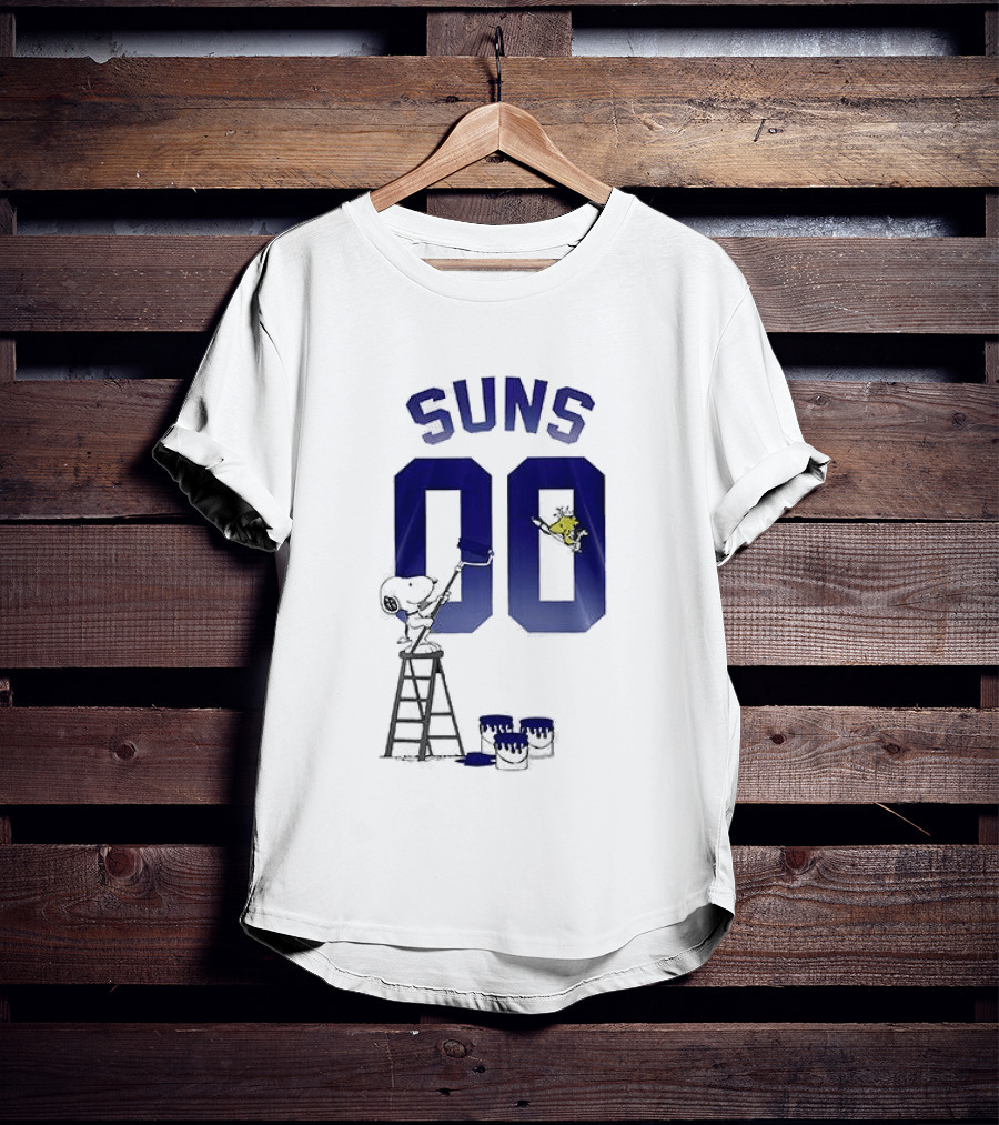 Phoenix Suns Snoopy Basketball 00 Collaboration T-Shirt