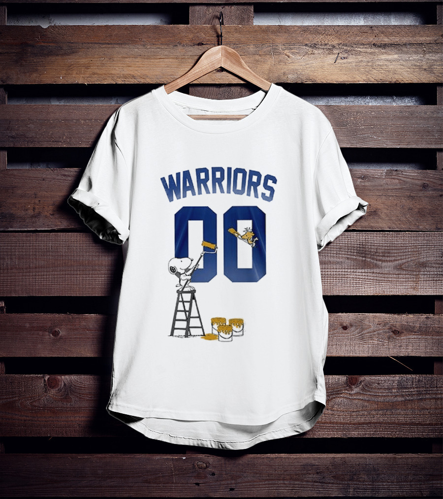 Warriors 00 Snoopy Shut Up And Dribble Collaboration With Woodstock T-Shirt