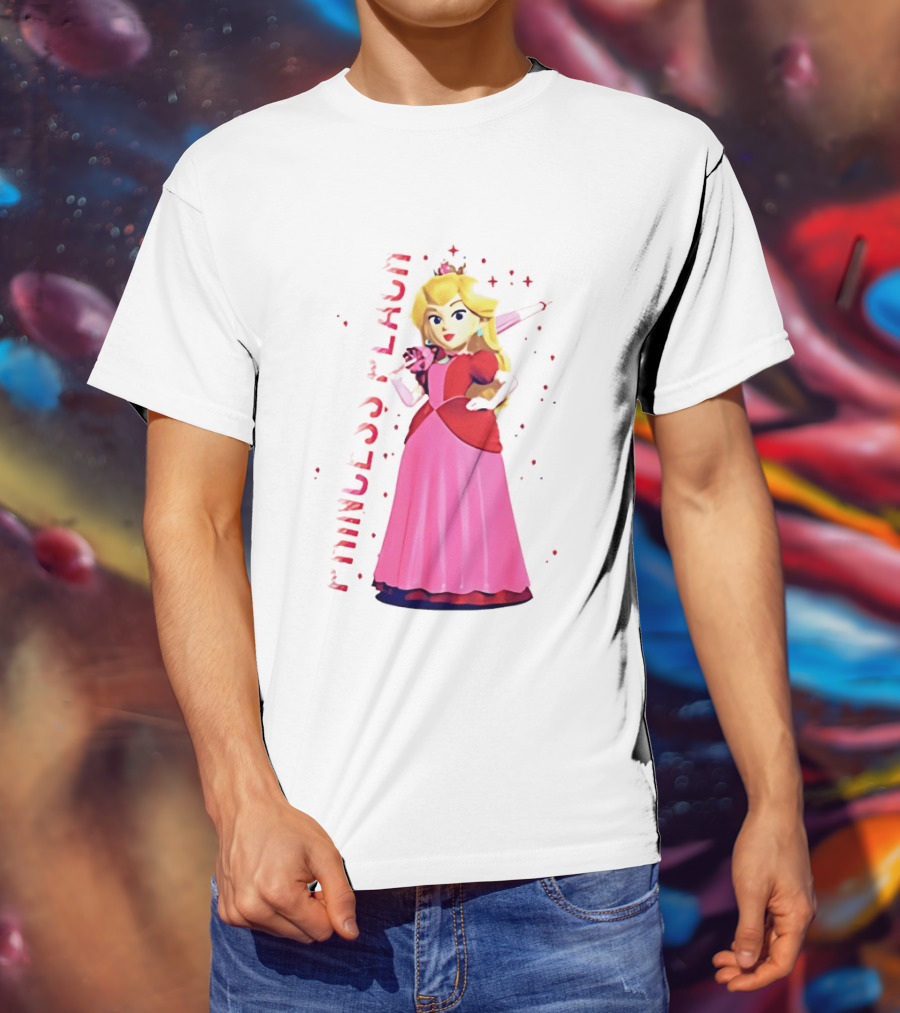 Princess Peach Animated Character Princess Peach The Movie T-Shirt