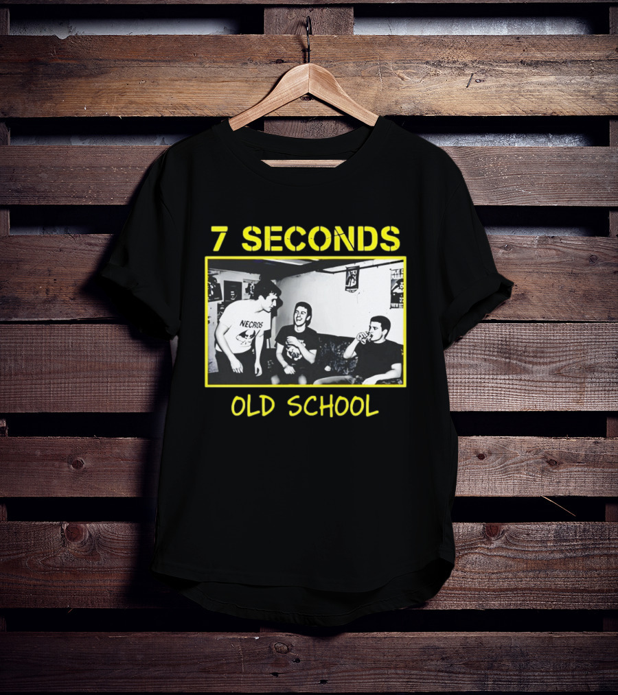 7 Seconds Old School Necros Punk Band Scene T-Shirt