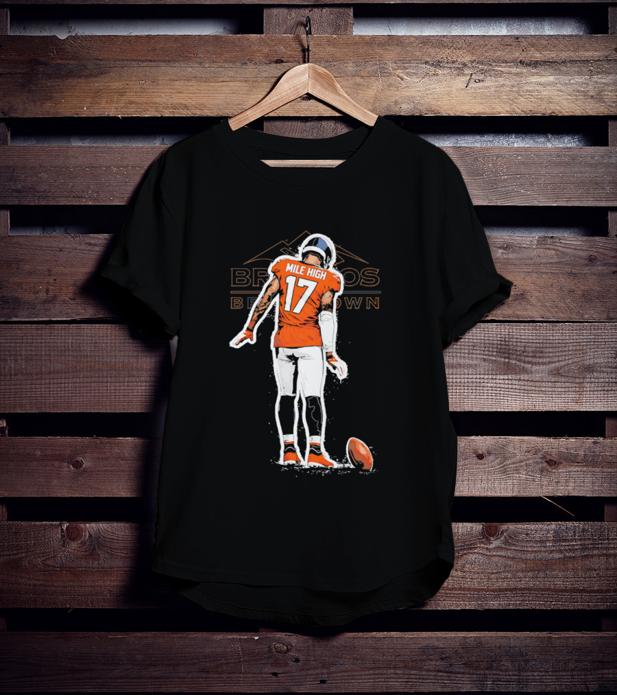 Denver Broncos Mile High Celebration Number 17 T-Shirt