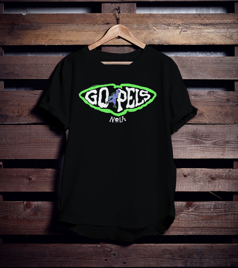 New Orleans Pelicans Go Pels NOLA Basketball Highlight T-Shirt