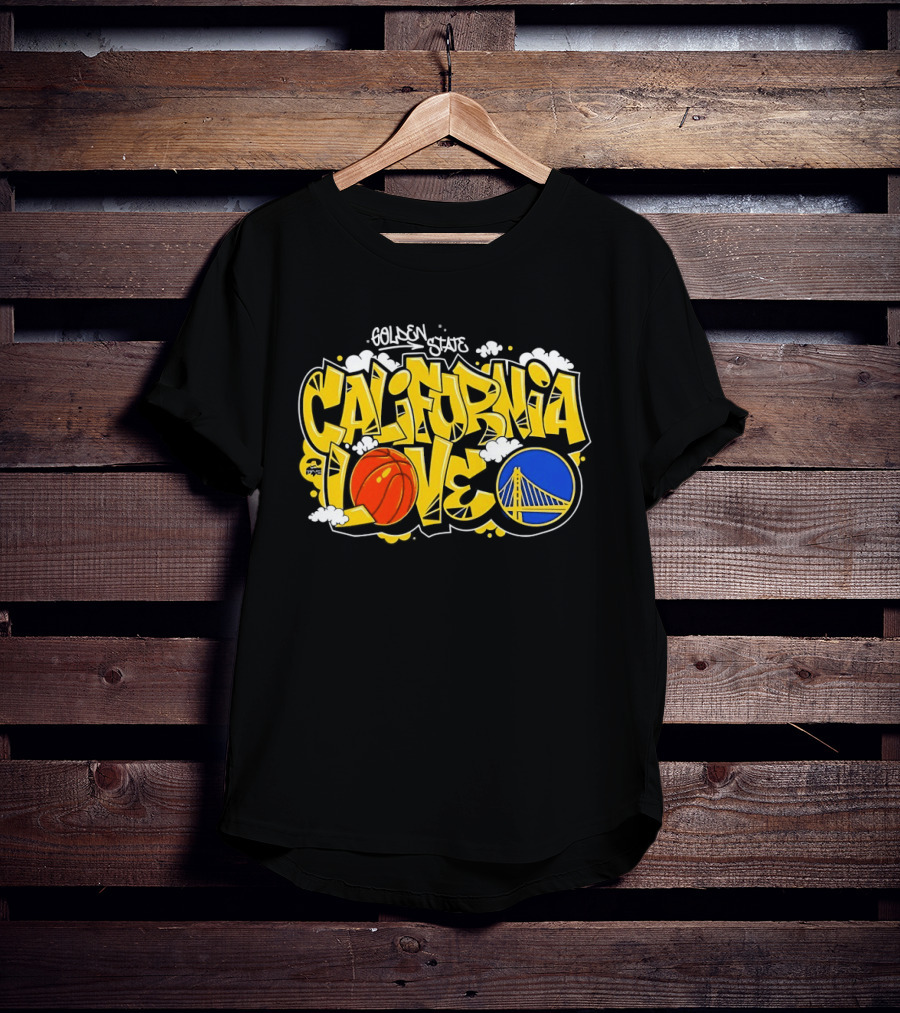 Golden State California Love Warriors Basketball T-Shirt