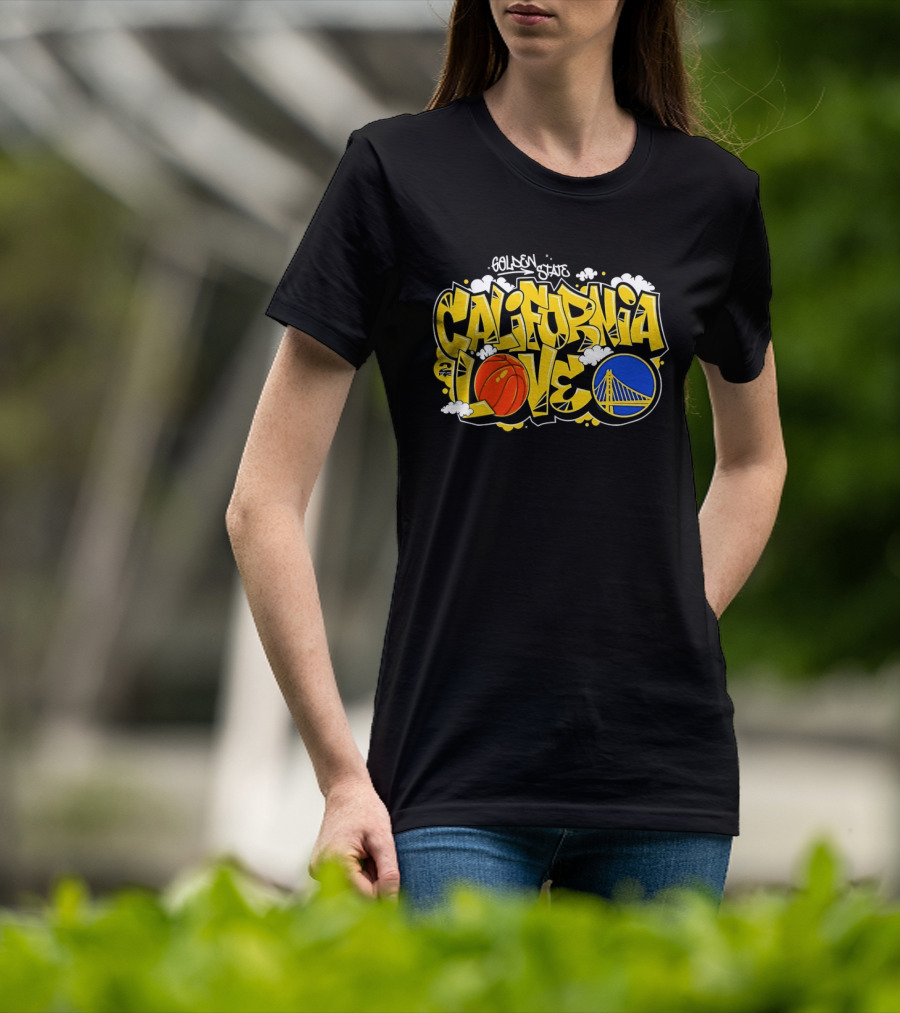 Golden State California Love Warriors Basketball T-Shirt