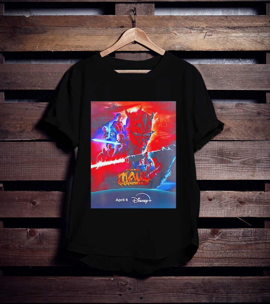 Star Wars Maul Shadow Lord Disney Plus April 6 2026 T-Shirt