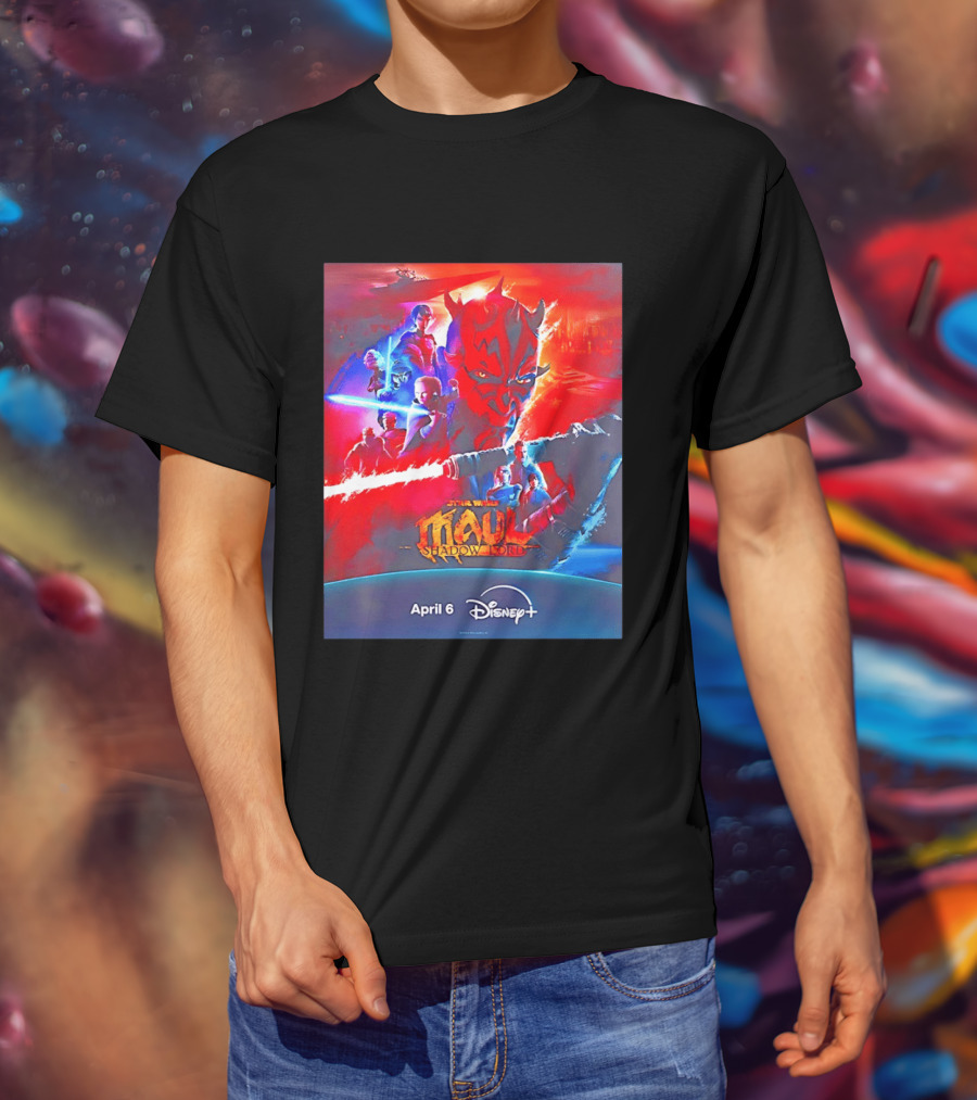 Star Wars Maul Shadow Lord Disney Plus April 6 2026 T-Shirt