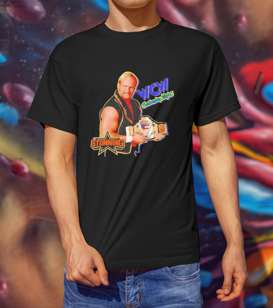 Stunning Steve Austin WCW Saturday Night United States Champion T-Shirt