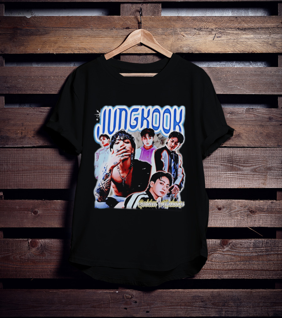 Jungkook Golden Maknae Multicolor Fashion T-Shirt