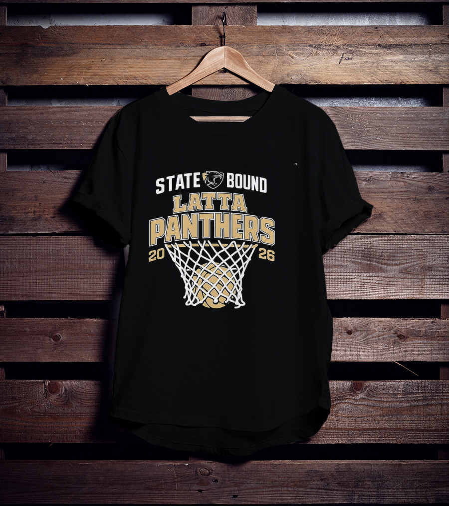 Latta Panthers State Bound Basketball 2026 T-Shirt