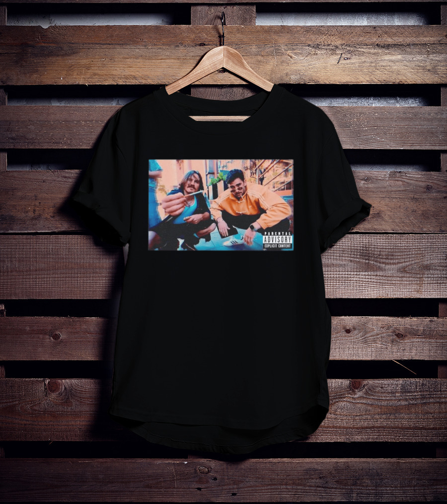 Parental Advisory Hasan Piker And Ethan Street Style Retro Photo T-Shirt