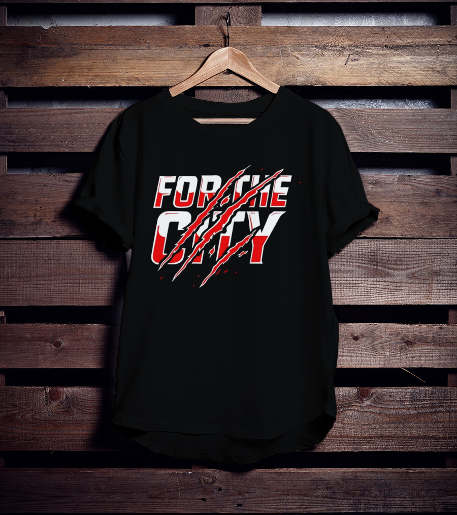 Houston Cougars For The City 2026 Claw Marks T-Shirt