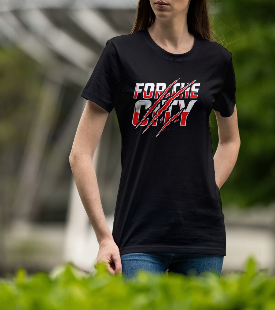 Houston Cougars For The City 2026 Claw Marks T-Shirt
