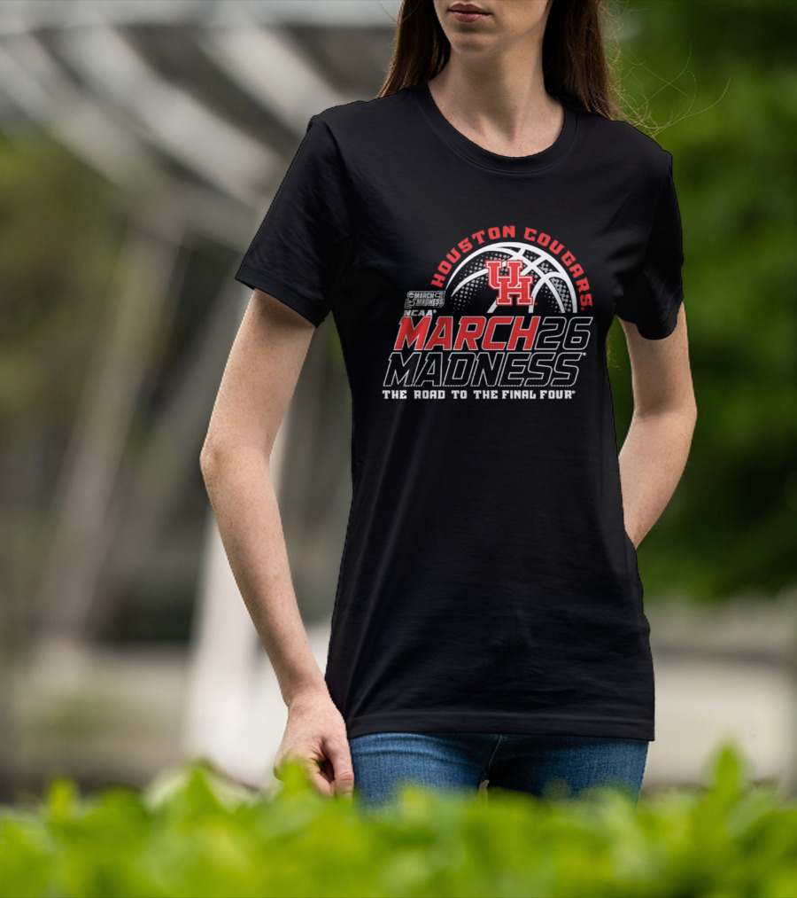 Houston Cougars NCAA March Madness 2026 The Road To The Final Four T-Shirt