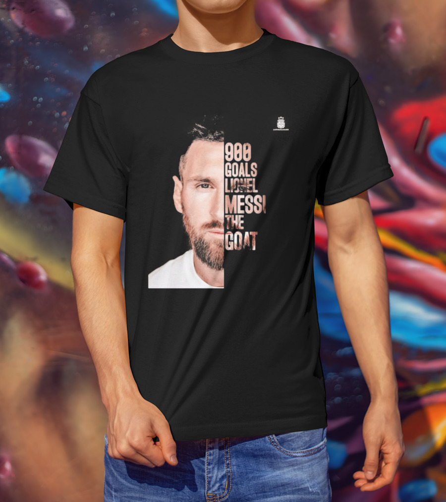 Lionel Messi The GOAT 900 Goals T-Shirt