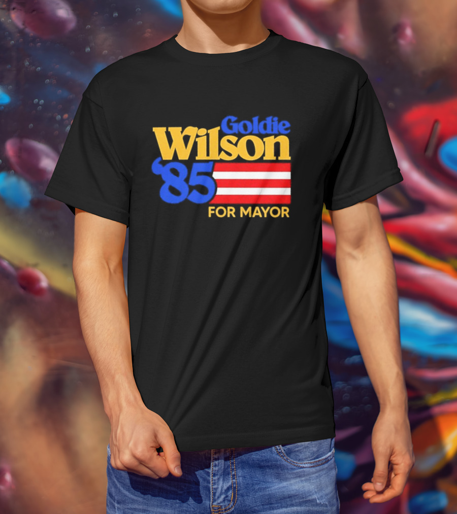 Goldie Wilson '85 For Mayor Back To The Future T-Shirt