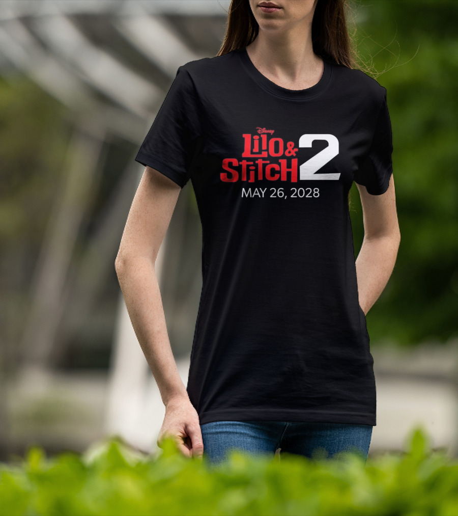 Lilo And Stitch 2 Disney May 26 2028 T-Shirt