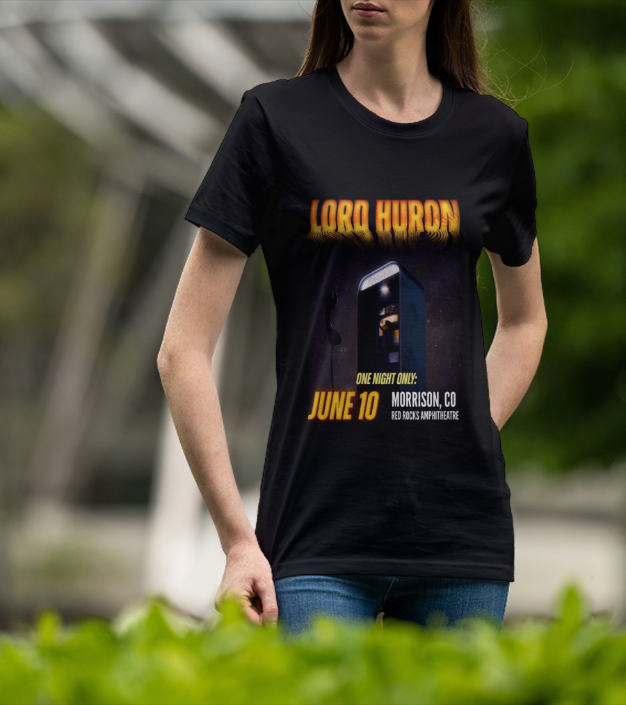 Lord Huron One Night Only June 10 Morrison CO Red Rocks Amphitheatre T-Shirt