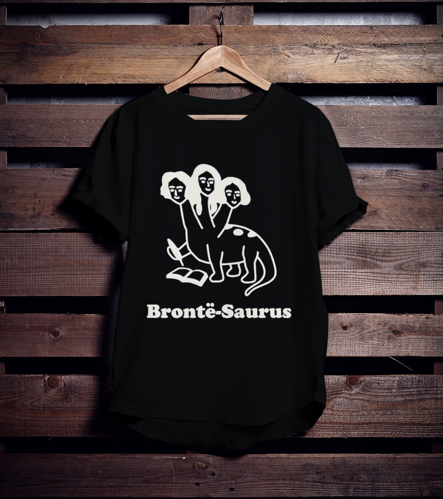 Brontë Saurus Literary Dinosaur Illustration Solar Opposites T-Shirt