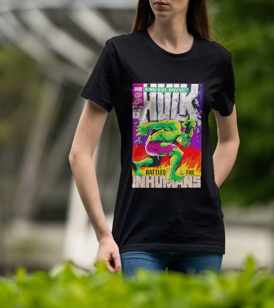 The Incredible Hulk King Size Special Battles The Inhumans Marvel Comics Group 1968 Cover T-Shirt
