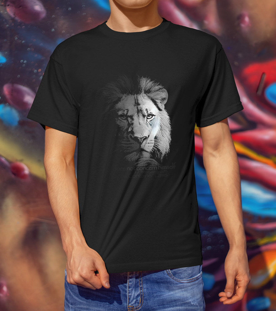 Lion Does Not Concern Himself With Open Container Laws T-Shirt
