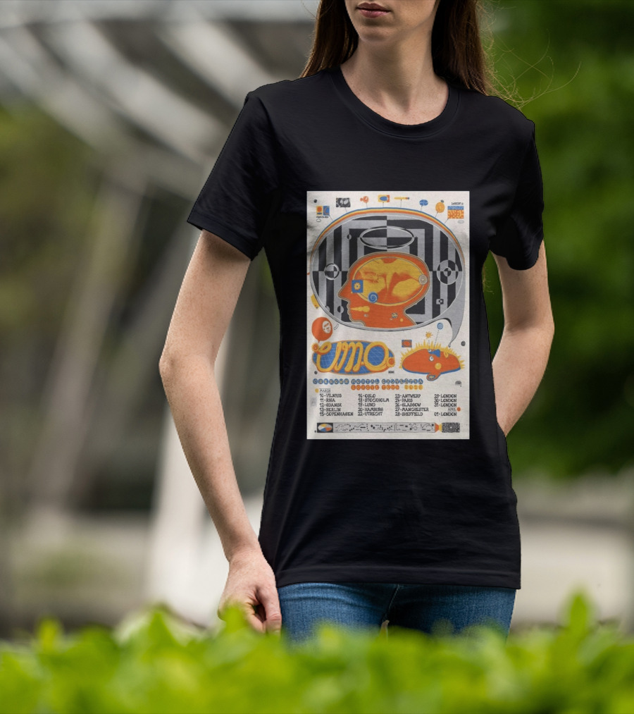 Unknown Mortal Orchestra Euro Tour 2026 Concert Dates And Locations T-Shirt