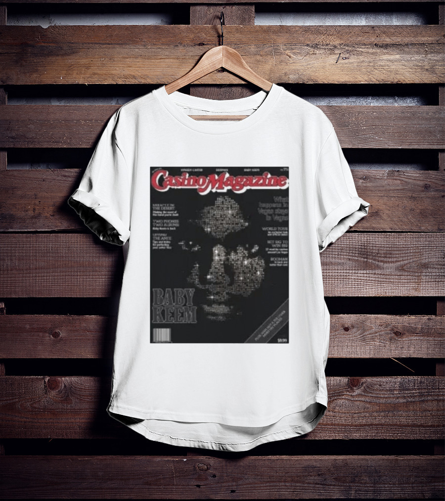 Casino Magazine Baby Keem World Tour Las Vegas Exclusive T-Shirt
