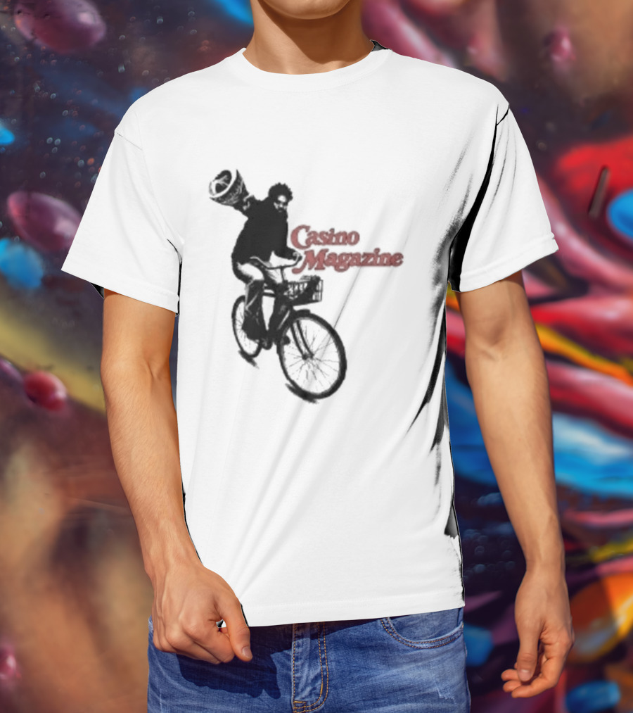Baby Keem Limited Edition Casino Magazine Cyclist T-Shirt