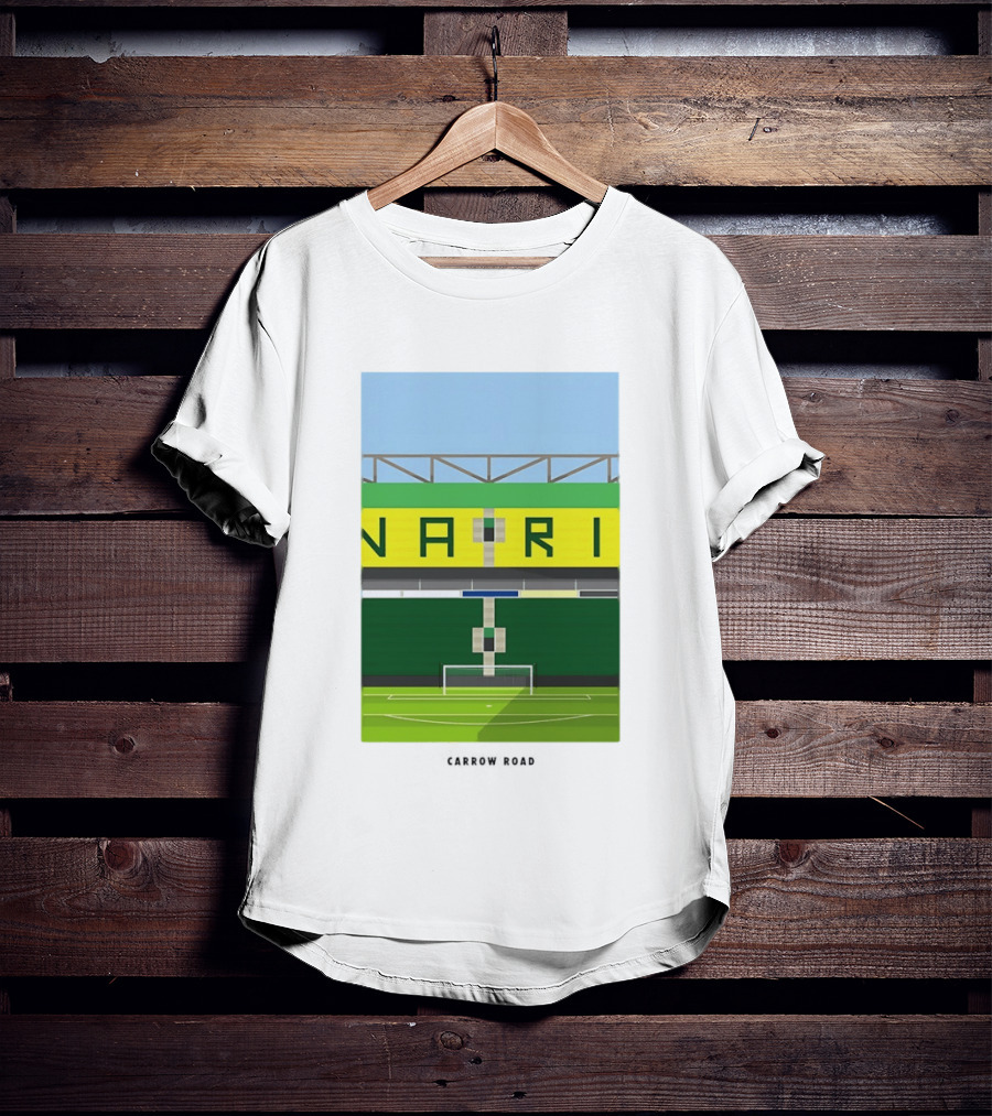 The Canaries Carrow Road Stadium Iconic Architecture T-Shirt