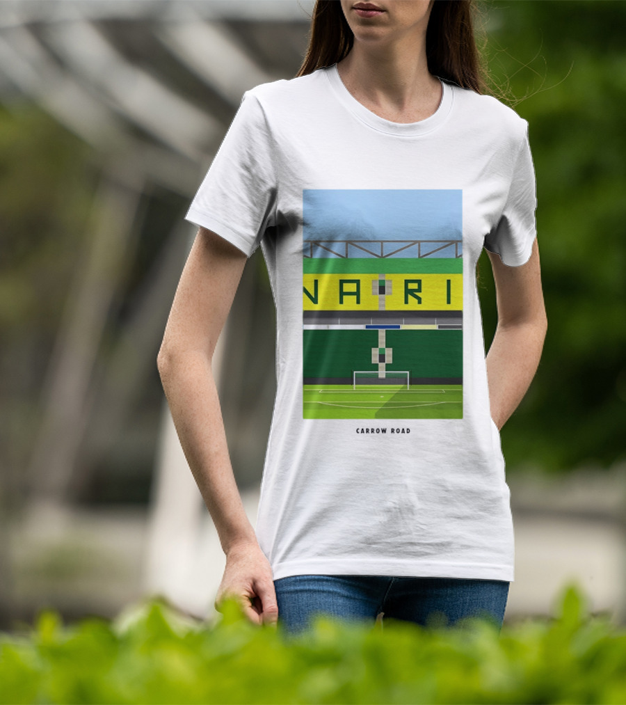 The Canaries Carrow Road Stadium Iconic Architecture T-Shirt