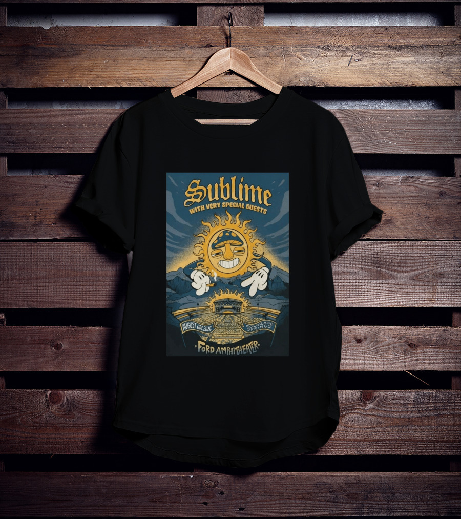 Sublime With Very Special Guests August 6 2026 Ford Amphitheater Colorado Springs T-Shirt
