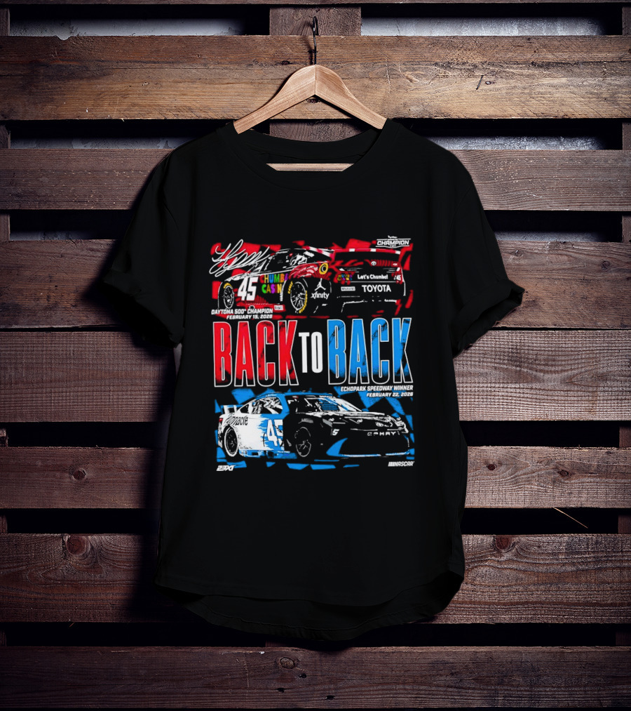 Back To Back Daytona 500 2026 Echopark Speedway Toyota Racing T-Shirt
