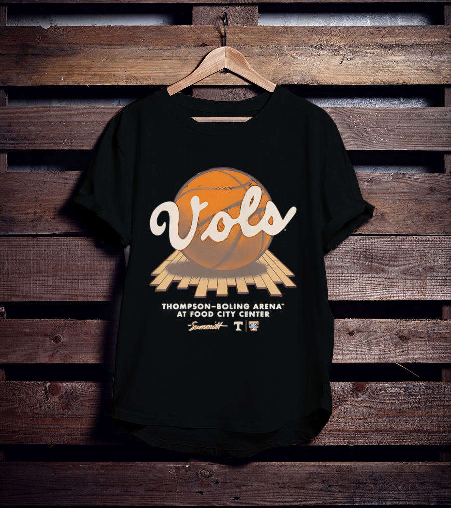 Tennessee Volunteers Basketball Vols Thompson Boling Arena Food City The Summitt Court T-Shirt