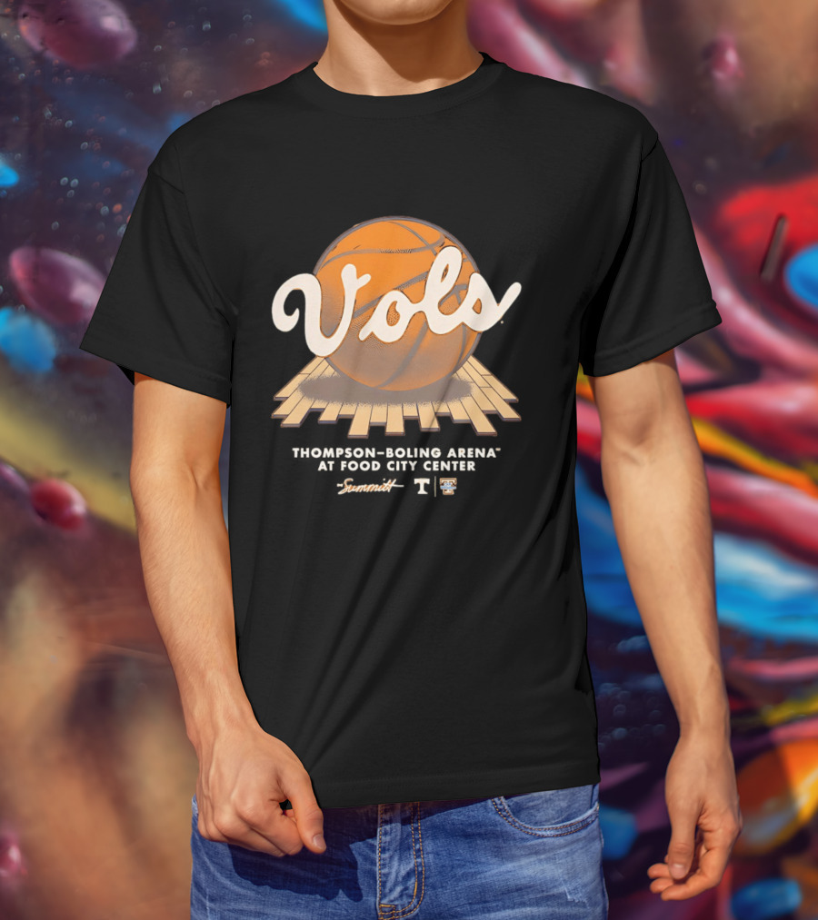 Tennessee Volunteers Basketball Vols Thompson Boling Arena Food City The Summitt Court T-Shirt