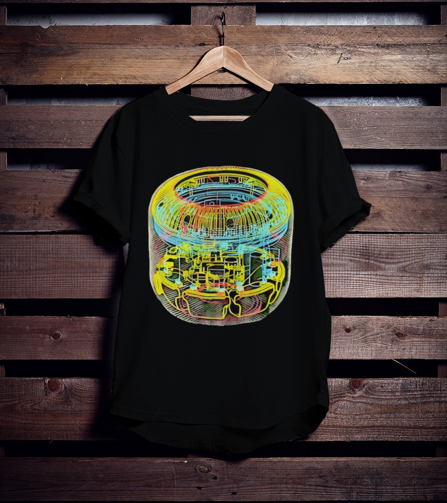 MKER Nuclear Reactor Schematic Blueprint Energy T-Shirt