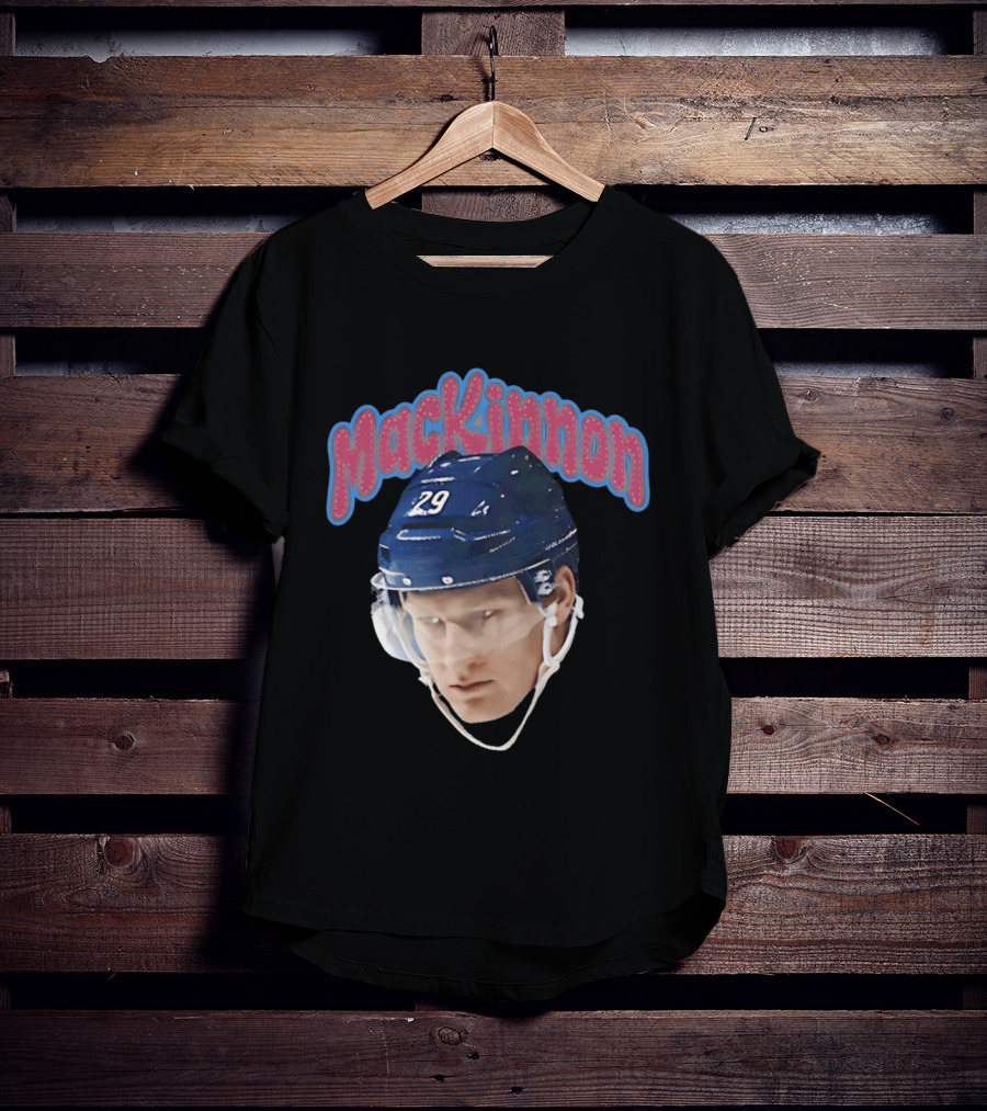 MacKinnon Big Head 29 Colorado Avalanche 26 T-Shirt