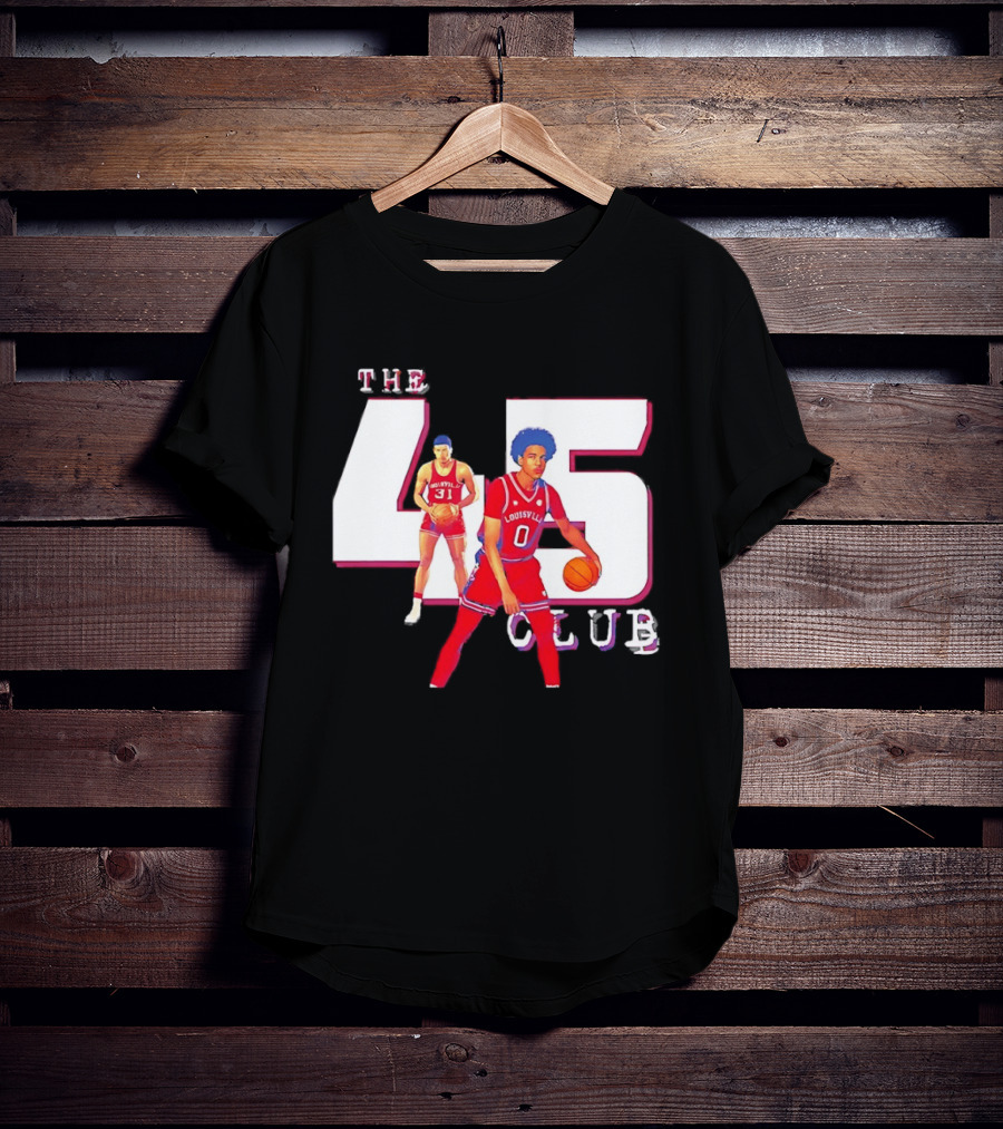 The 45 Club Louisville Cardinals Basketball Mikel Brown 31 And 0 T-Shirt
