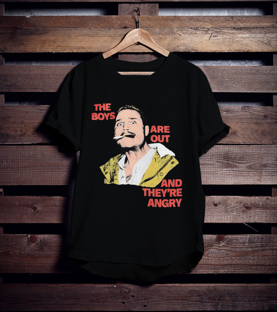 Zach Bryan The Boys Are Out And They're Angry Bold Comic T-Shirt