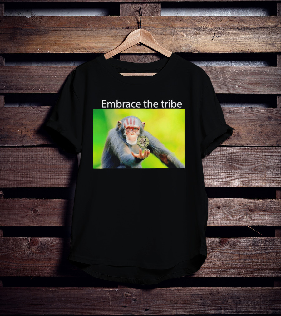 Scalper Choctaw Nation Monkey Embrace The Tribe Handprint T-Shirt