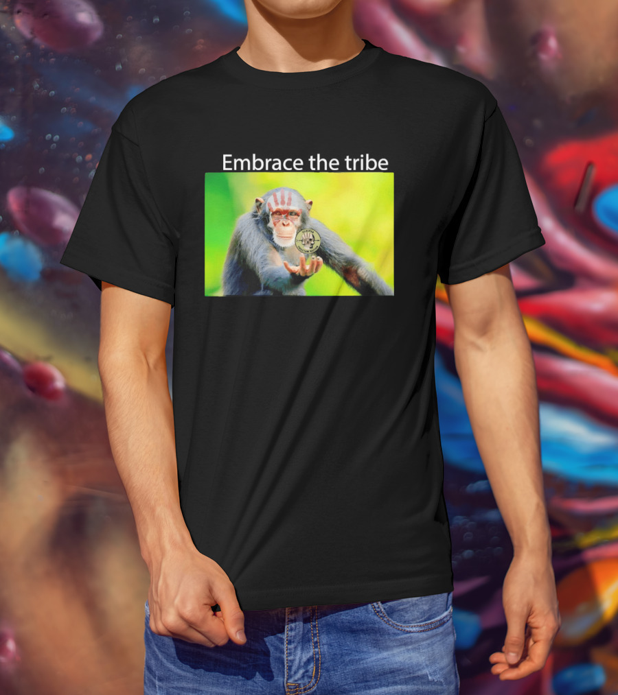 Scalper Choctaw Nation Monkey Embrace The Tribe Handprint T-Shirt