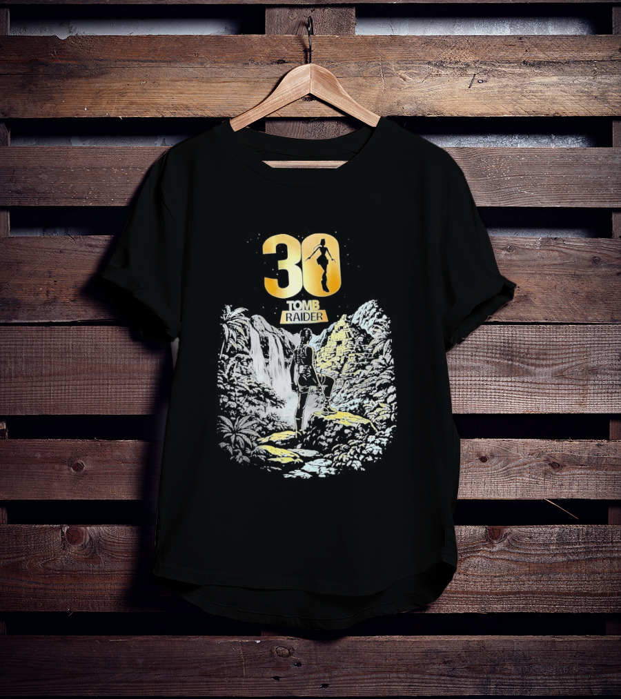 30 Years Tomb Raider Celebration Wings T-Shirt