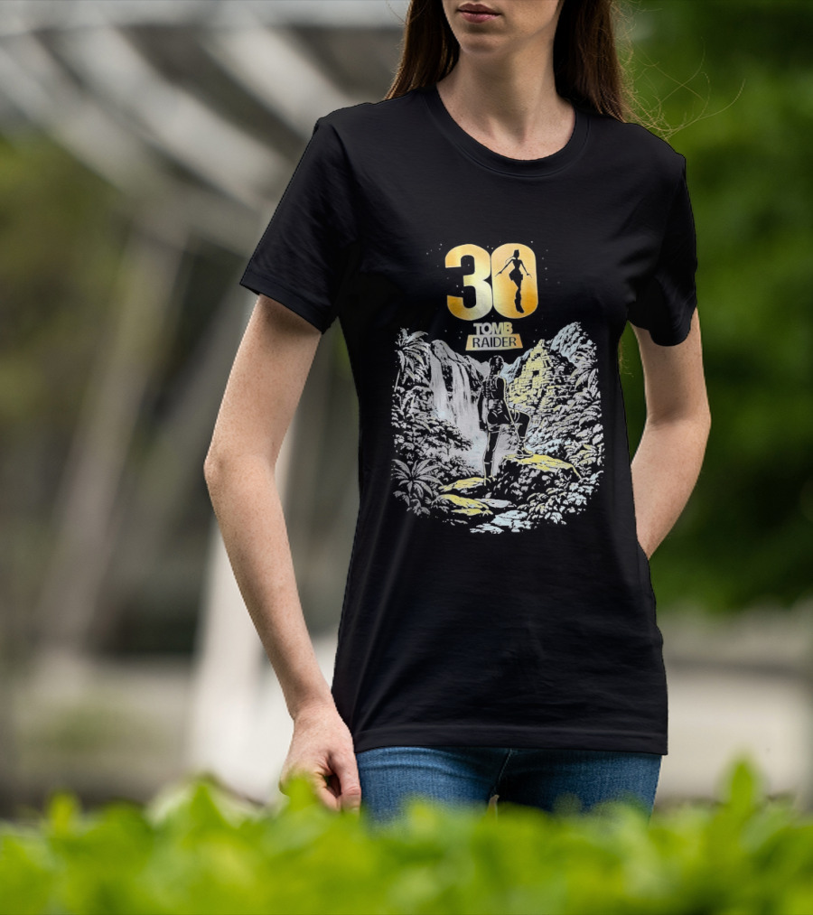 30 Years Tomb Raider Celebration Wings T-Shirt