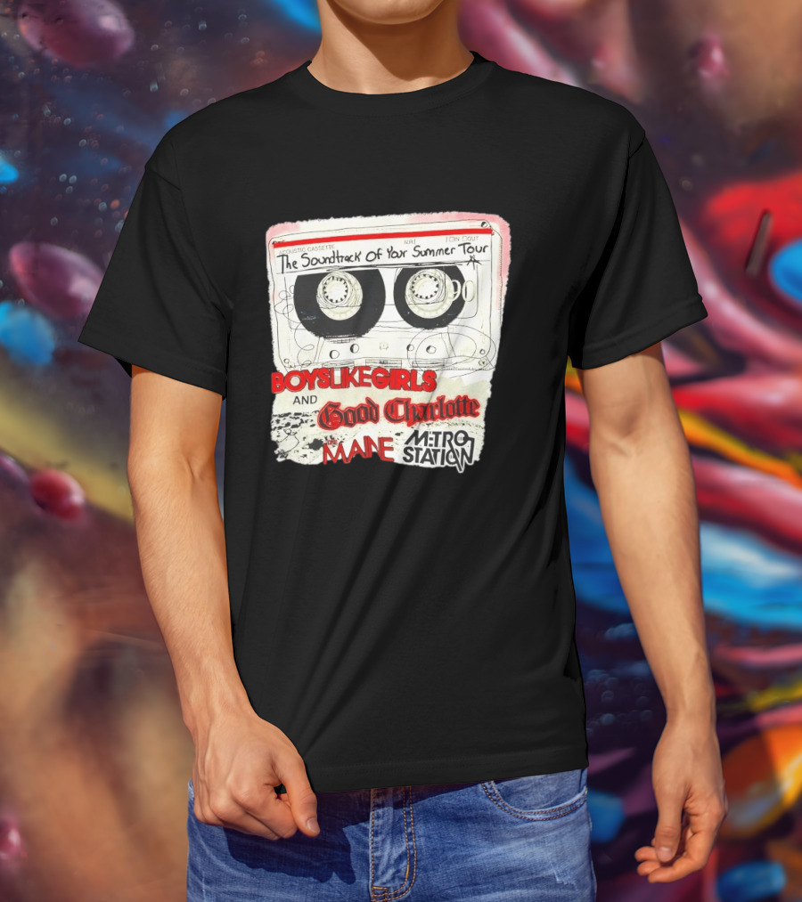 The Soundtrack Of Your Summer Tour Boys Like Girls Good Charlotte The Maine Metro Station T-Shirt