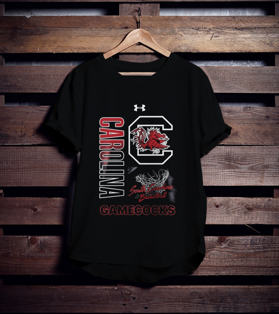South Carolina Gamecocks Basketball 2026 C Logo Rooster T-Shirt