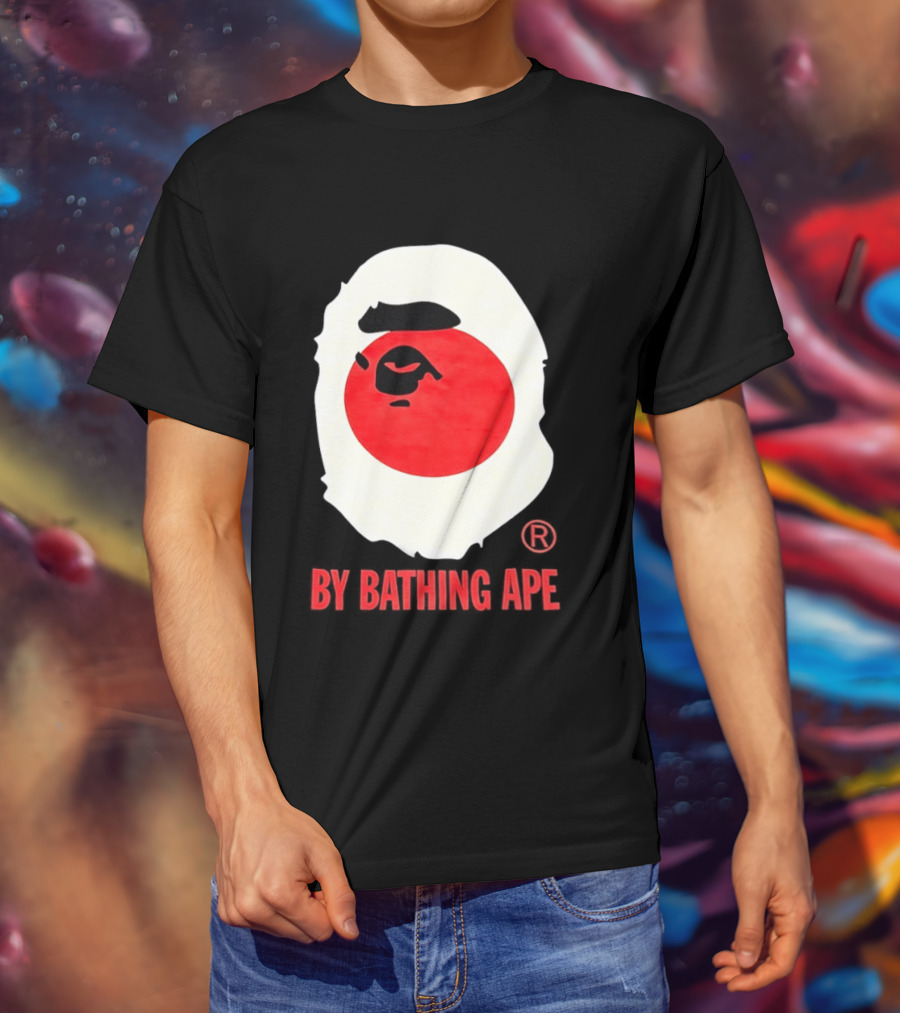 By Bathing Ape Japan Flag T-Shirt