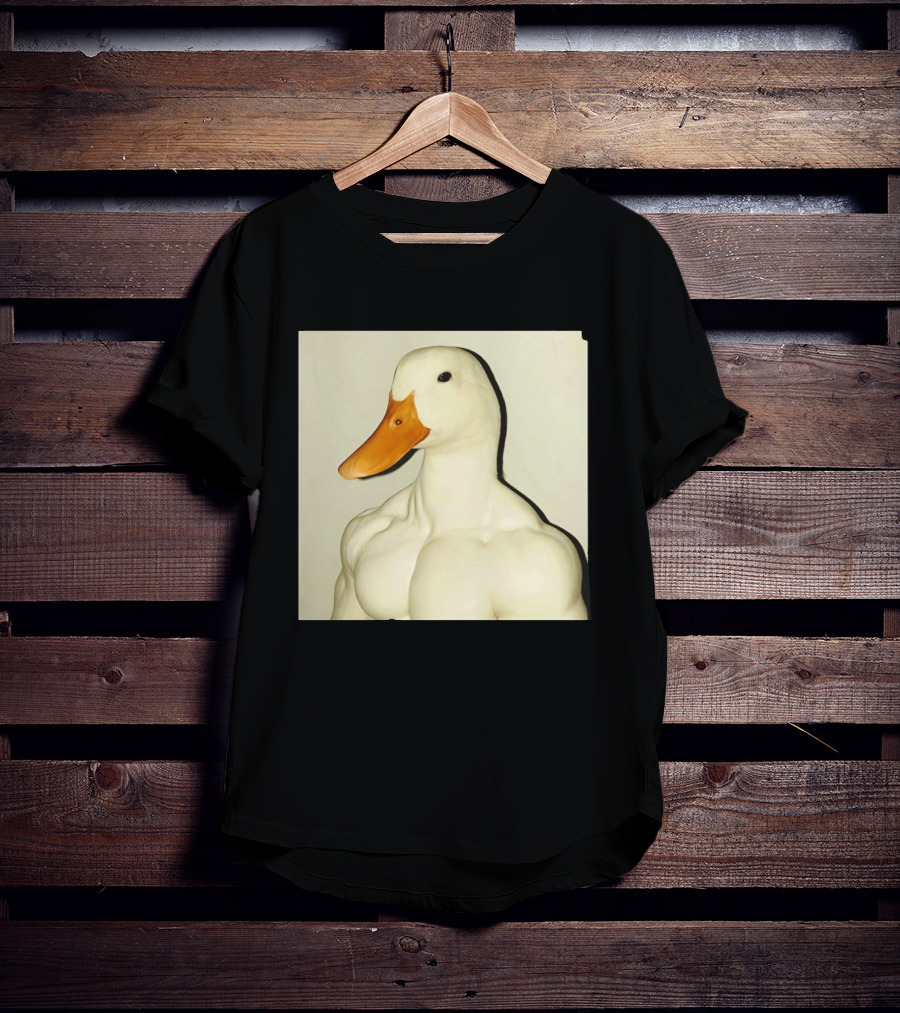 Muscle Goose Meme Buff Animal Bodybuilder Goose T-Shirt