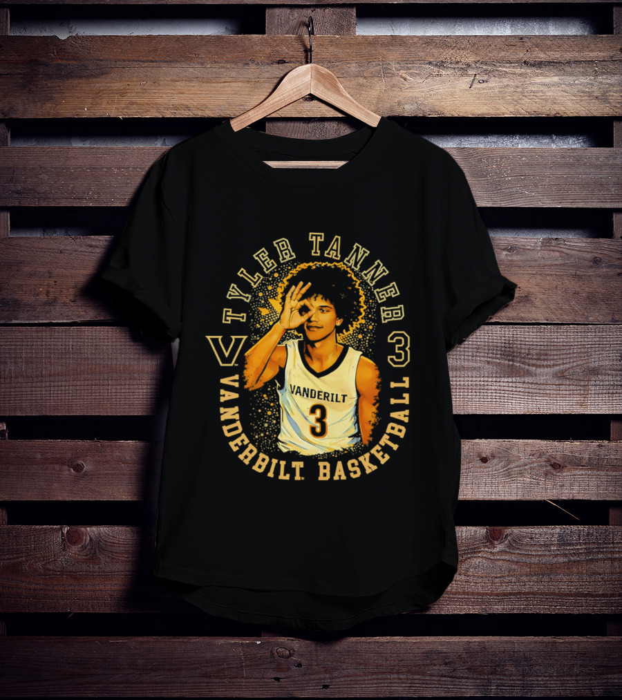 Tyler Tanner Vanderbilt Basketball 3 Commodores T-Shirt